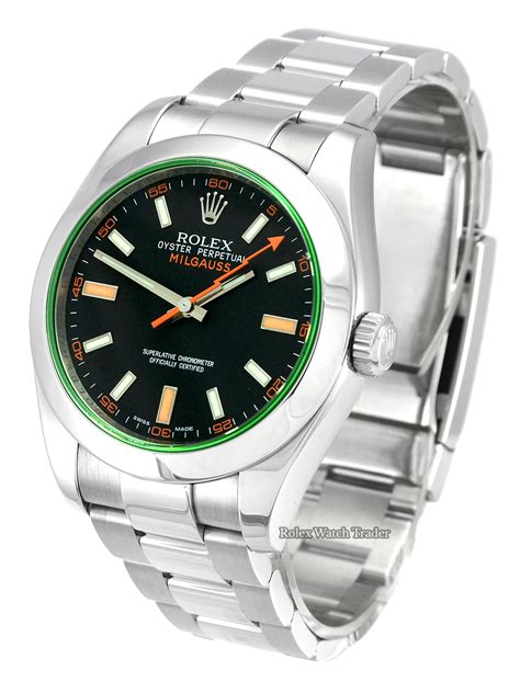 rolex milgauss second hand|rolex milgauss pre owned.